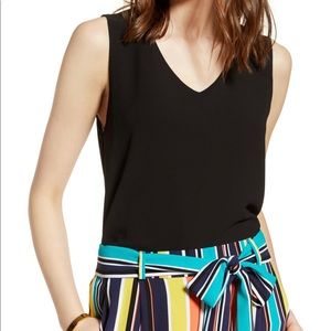 Halogen V neck shell